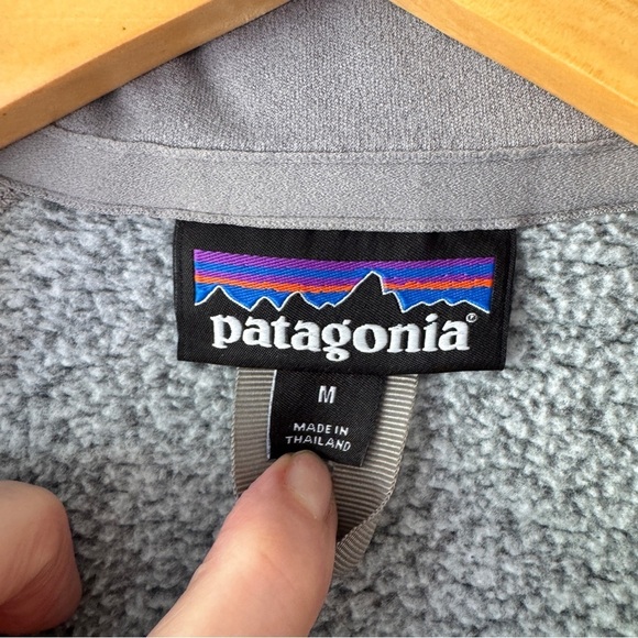 Patagonia - Women’s Better Sweater Quarter Zip Fleece Long Sleeve Top in  Gray - Picture 4 of 5